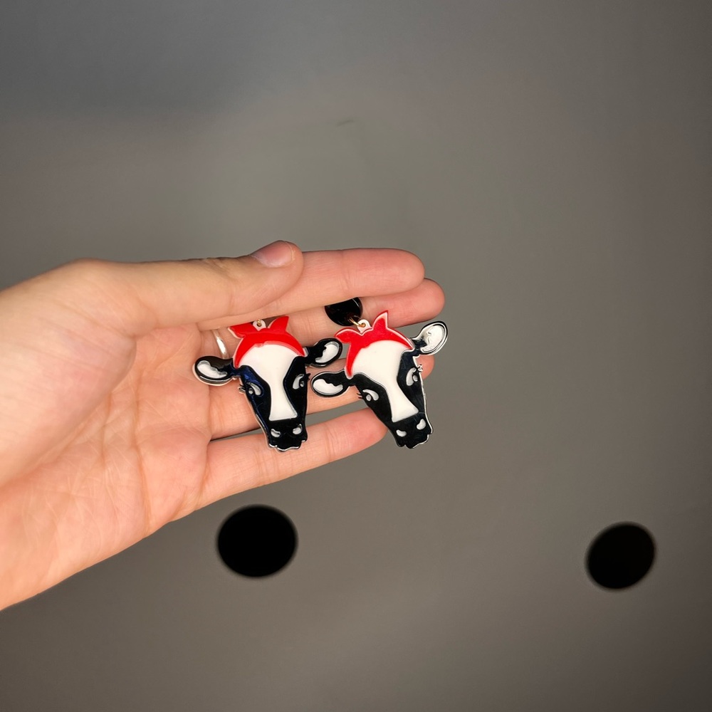 Cow Earrings